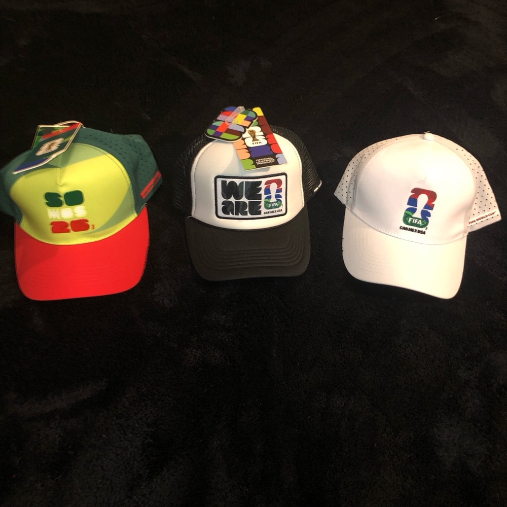 Lot Of 3 Fifa World Cup Mexico Hat NWT